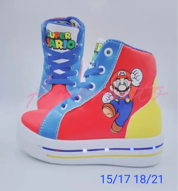 Bota tenis Mario Bros niño