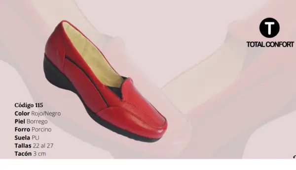 Zapato Ortopedico rojo