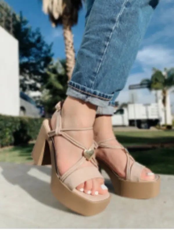 Zapatillas Corazon Dorado